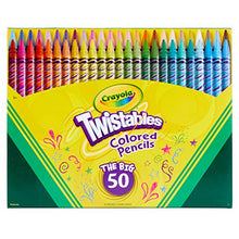 Load image into Gallery viewer, Crayola Twistables Colored Pencil Set, Kids Indoor Activities at Home, 50 Count
