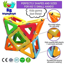 Load image into Gallery viewer, BrightyBright Magnetic Blocks Castle Building Toys Intelligent 3D STEM Educational Game for Kids Toddlers Boys Girls Magnet Tiles Set 114 Pc Best Gifts for Kids
