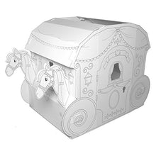Load image into Gallery viewer, My Very Own House Coloring Playhouse, Princess Carriage
