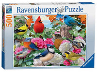 Ravensburger Garden Birds 500 Piece Jigsaw Puzzle for Adults - Every Piece is Unique, Softclick Technology Means Pieces Fit Together Perfectly