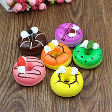 Load image into Gallery viewer, Mynse Set of 6 Pieces Colorful Fake Cake for Home Kitchen Display Decoration Wedding Photographic Props Kids Toy Artificial Doughnuts Bread with Fake Fruit
