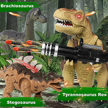 Load image into Gallery viewer, MITCIEN Dinosaur Trex Toy Realistic Walking with 2 Dinos for Kids Electric Toy Tyrannosaurus Rex Multifunction RC Controller with Roaring Misslle Launch Mode for Boys Ages 3 4 5 6
