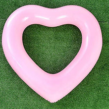 Load image into Gallery viewer, Cartoon Anime Keychain Hot Inflatable Sweet Heart Swimming Rings laps Giant Pool Party Lifebuoy Float Mattress Swimming Circle 90cm (Color : Pink)
