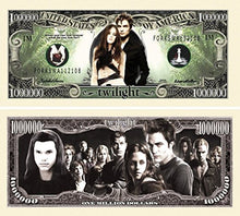 Load image into Gallery viewer, 100 Twilight Million Dollar Bills with Bonus Thanks a Million Gift Card Set
