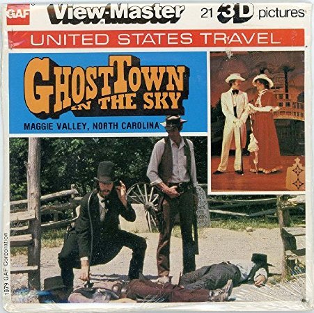 Classic ViewMaster-Ghost Town in the Sky- late 1970s - ViewMaster Reels 3D- unsold store Stock- Never Opened