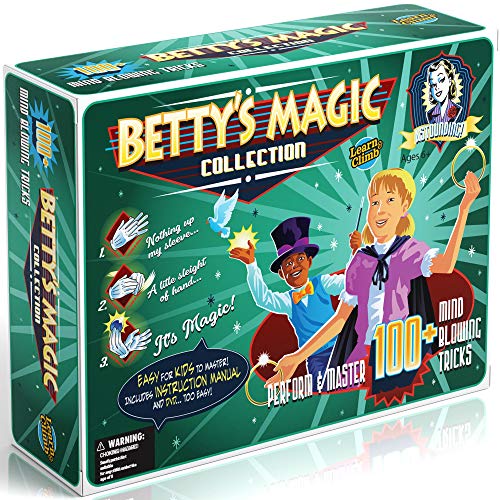 Betty's Magic kit for Kids - Master Over 100 Magic Tricks Set