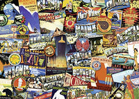 Ravensburger Road Trip USA 1000 Piece Jigsaw Puzzle for Adults - Every Piece is Unique, Softclick Technology Means Pieces Fit Together Perfectly