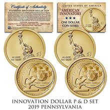 Load image into Gallery viewer, American Innovation PENNSYLVANIA 2019 One-Dollar 2-Coin P &amp; D Set w/CAPSULES COA

