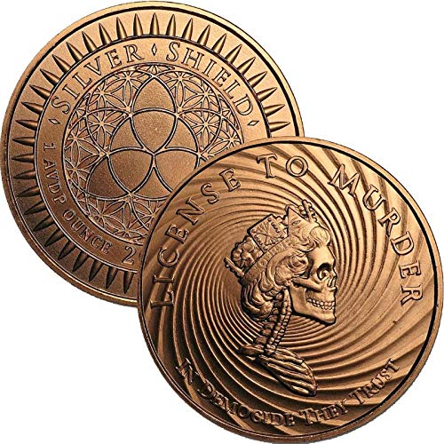 2017 Mini Mintage 1 oz .999 Pure Copper Round/Challenge Coin (#13 Democide)