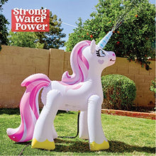 Load image into Gallery viewer, 63 Inflatable Unicorn Yard Sprinkler, Inflatable Water Toy, Summer Outdoor Fun, Lawn Sprinkler Toy for Kids

