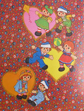 Load image into Gallery viewer, Raggedy Ann and Andy Paper Dolls Whitman Book Uncut w Press Out Costumes (1978)
