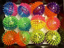 Load image into Gallery viewer, 3&quot; Light Up LED &#39;Dual Color Yoyo Spiked Ball&#39; (Colors May Vary) Set of 12
