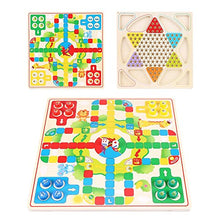 Load image into Gallery viewer, Chinese Checkers, Wooden Colorful Chinese Checkers Western Publishing Smooth Aeroplane Chess Chinese Checkers Wooden Board Game for FamilyBoard Games
