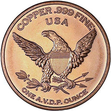 Load image into Gallery viewer, Jig Pro Shop Private Mint 1 oz .999 Pure Copper Round/Challenge Coin (Masonic ~ Free Mason)
