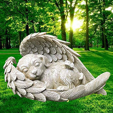 Load image into Gallery viewer, Display Mold Sleeping Dog Angel Wing Exquisitely Designed Resin Garden Home Decoration Decoration Accessories 1
