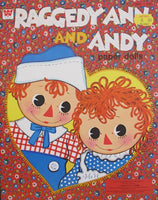 Raggedy Ann and Andy Paper Dolls Whitman Book Uncut w Press Out Costumes (1978)