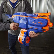 Load image into Gallery viewer, NERF Infinus N-Strike Elite Toy Motorized Blaster with Speed-Load Technology (FFP), Brown
