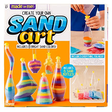 Load image into Gallery viewer, Made By Me Build &amp; Paint Your Own Wooden Cars by Horizon Group USA, DIY Wood Craft Kit &amp; Create Your Own Sand Art by Horizon Group USA, DIY Kit Includes 4 Sand Bottles &amp; 2 Pendent Bottles
