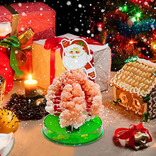 Load image into Gallery viewer, Qinday Magic Growing Crystal Christmas Tree, Presents Novelty Kit for Kids, Funny Educational and Party Toys, Xmas Novelty Creative DIY Gift for Boys Girls (Santas)
