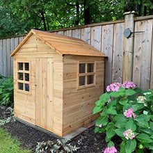 Load image into Gallery viewer, Evermeadow Wooden Playhouse | Garden Games | 51&quot; H x 41&quot; W x 38&quot; D (Playhouse)

