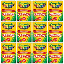 Load image into Gallery viewer, Crayola Crayons Bulk, 12 Packs of 24 Count Crayons, School Supplies, Assorted Colors
