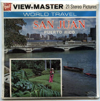 San Juan, Puerto Rico - 3 ViewMaster Reels 3D - Unsold store stock - never opened