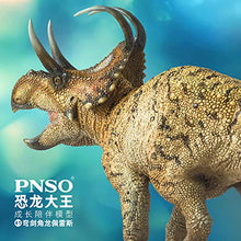 Load image into Gallery viewer, PNSO Prehistoric Dinosaur Models: (41 Perez The Machairoceratops)
