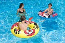 Load image into Gallery viewer, Poolmaster Bump N Squirt Swimming Pool Tube with Action Squirter, Yellow
