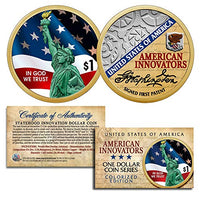 American Innovation State $1 Dollar Coin Series - 2018 1st Release Color 2-Sided