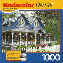Load image into Gallery viewer, Kodacolor Deluxe 1000 Piece Puzzle: Gingerbread House in Massachusetts
