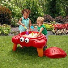 Load image into Gallery viewer, Step2 Crabbie Sand Table for Toddlers - Durable Outdoor Kids Activity Game Sandbox Toys with Lid and Accessory Set
