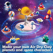 Load image into Gallery viewer, Original Stationery Mini Galaxy 3D Solar System Air Dry Clay Kit with All the Clay Colors You Need, 8 Fact Cards, Tools and More in this Kit to make a Spinning Solar System with Modeling Clay for Kids
