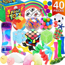 Load image into Gallery viewer, Fidget Toy Pack, Sensory Toys Bundle for Stress Relief, Anti-Anxiety, Relaxing, and Calming for Kids and Adults, Hand Therapy Pack for Boys and Girls
