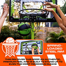 Load image into Gallery viewer, NERF Youth Mini Basketball Hoop - Proshot Indoor + Outdoor Portable Kids Basketball Hoop - Adjustable Height 6.6&#39; to 7.5&#39; - Mini Driveway Hoop - 30&quot; Backboard
