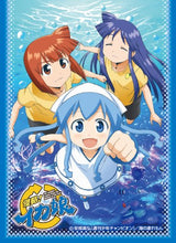 Load image into Gallery viewer, Ika Musume Squid Girl &amp; Aizawa Sisters Card Game Character Sleeves Collection No.015 15 Cute Anime Eiko Chizuru Shinryaku The Invader Comes from the Bottom of the Sea
