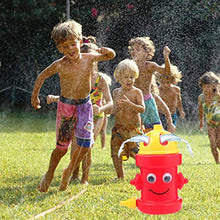 Load image into Gallery viewer, DOITOOL 1Pc Kids Sprinkler Fire Hydrant, Outdoor Water Spray Toy for Kid, Boys, Dogs to Garden Hose for Backyard Fun(Red)
