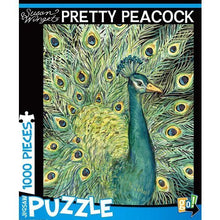 Load image into Gallery viewer, Susan Winget &quot;Pretty Peacock&quot; 1000 Piece Puzzle By Go! Games
