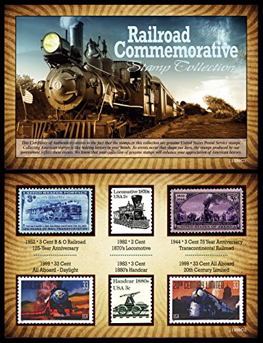 American Coin Treasures Railroad Commemorative Stamp Collection