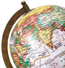 Load image into Gallery viewer, 13&quot; Decorative Ocean World Globe Rotating Geography Earth Home Table Decor by Globes Hub-Perfect for Home, Office &amp; Classroom

