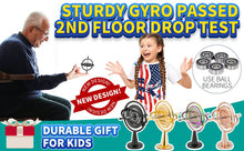 Load image into Gallery viewer, DjuiinoStar Premium Gyroscope: Sturdy&amp;Durable, Pass 2nd Floor Drop Test, Long Spin Time (Play Tricks at Ease, Use Ball Bearings), Educational Physics Anti-Gravity Toy DG-5G
