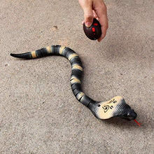 Load image into Gallery viewer, Tipmant RC Snake IR Remote Control Cobra Fake Realistic Naja Animal Crawlers Vehicle Scary Trick Kids Halloween Christmas Prank Toys Birthday Gifts (Grey)
