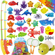 Load image into Gallery viewer, Cheffun Fishing Water Pool Toys for Kids - Magnetic Fishing Game, Fishing Game, Pretend Play, Learning Resources, Kiddie Party Toy, Sea Animal Toys, Toddler Bath Toys, Bath Toys for Toddlers 3+, 4-6
