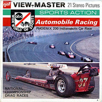 Automobile Racing - Sports Action - Classic View Master Reels 3D - from The 1970s