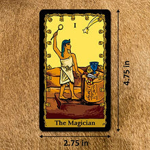 Load image into Gallery viewer, Da Brigh Tarot of The Nile Deck, Tarot Cards with Guide Book, The Ancient Egyptian Tarot Deck, Tarot Cards for Beginners, Color Guidebook, Tarot Egipcio

