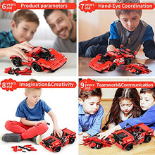 Load image into Gallery viewer, DOLIVE STEM Building Toys, 2 in 1 Remote Control Racer, Snap Together Engineering Kits, Early Learning Racecar Building Blocks, and Off-Road, Best Gift for Boys, Girls Above 9
