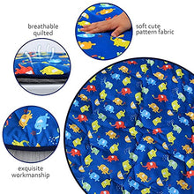 Load image into Gallery viewer, Kids Pop Up Tent Mat, Round Play Mat for Baby, Anti Slip Kids Indoor Tent Playhouse Mat, 40&#39;&#39; x 40&#39;&#39; Round Area Rug, Pop Up Tent Mat for Playtime, Baby Play Mat Round (Elephant, Only Mat)

