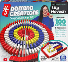 Load image into Gallery viewer, H5 Domino Creations 100-Piece Set by Lily Hevesh, Family Game for Adults and Kids Ages 5 and up
