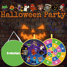 Load image into Gallery viewer, Halloween Games for Kids Party, Funny Halloween Surprise Toys Gift Ideas for Kids 4 5 6 7 8 9 10 11 12 Year Old, RaboSky Halloween Dart Board Games for Boys, Halloween Party Favors, Double Sided
