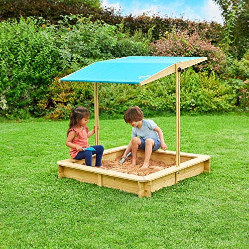 TP Toys TP275 TP Wooden Sandpit with Sun Canopy