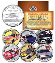 Load image into Gallery viewer, DALE EARNHARDT GM Goodwrench #3 NASCAR Race Cars NC Quarters U.S. 6-Coin Set
